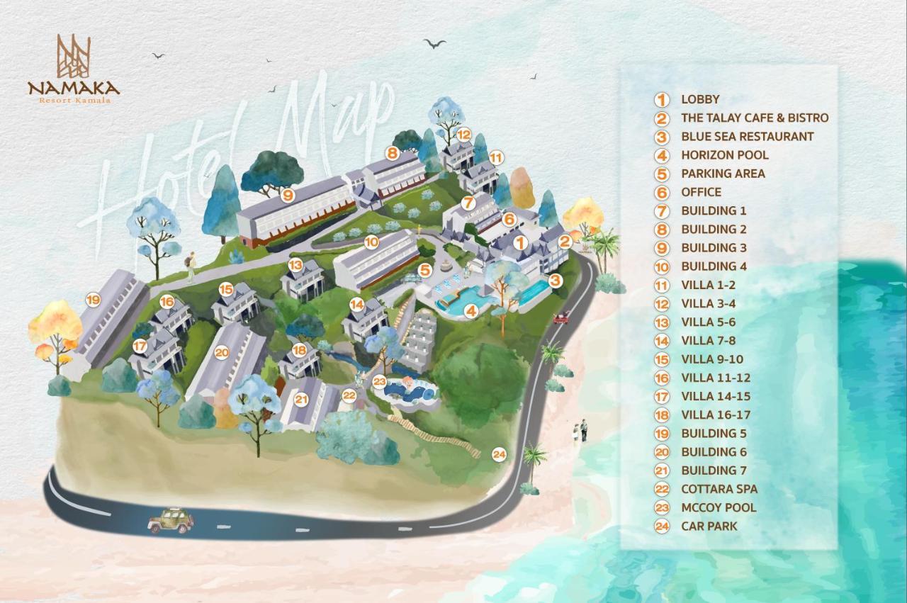 卡玛拉纳马卡度假村【SHA Plus+】 卡马拉海滩 外观 照片 Location map